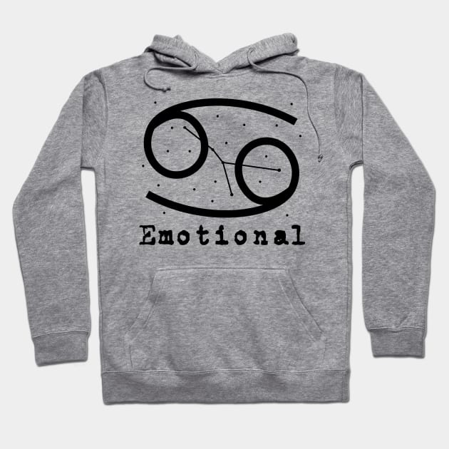 The emotional sign Hoodie by Brunaesmanhott0